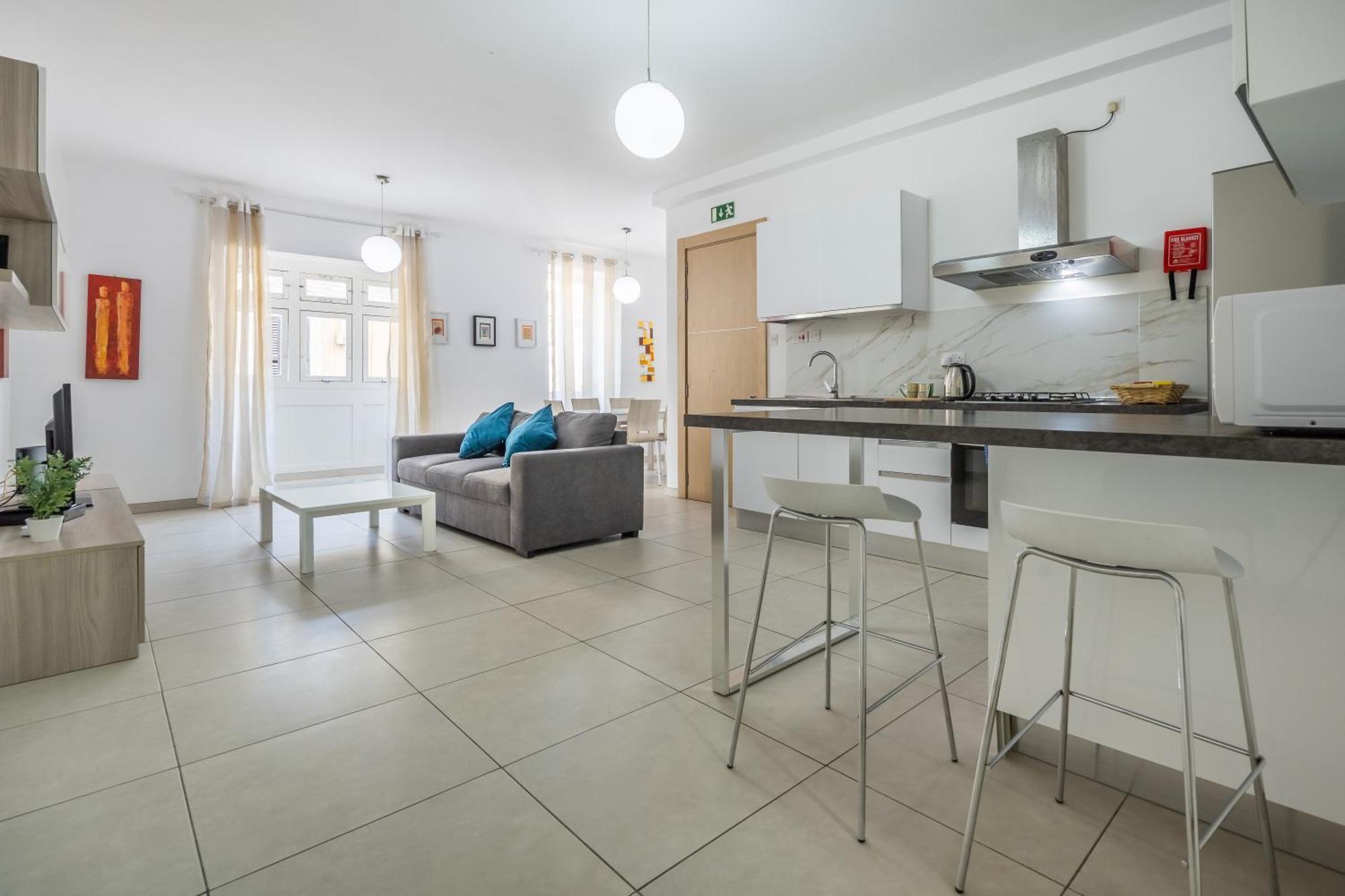 Superb 3Br Apt Close To Seafront Gzira Phòng bức ảnh